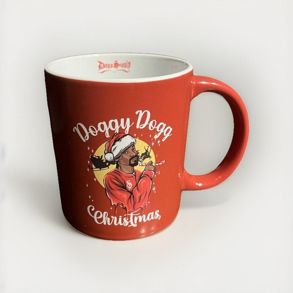 Snoop Dogg "Doggy Dogg Christmas" Mug - Dogg Supply Official Merch - Red/White